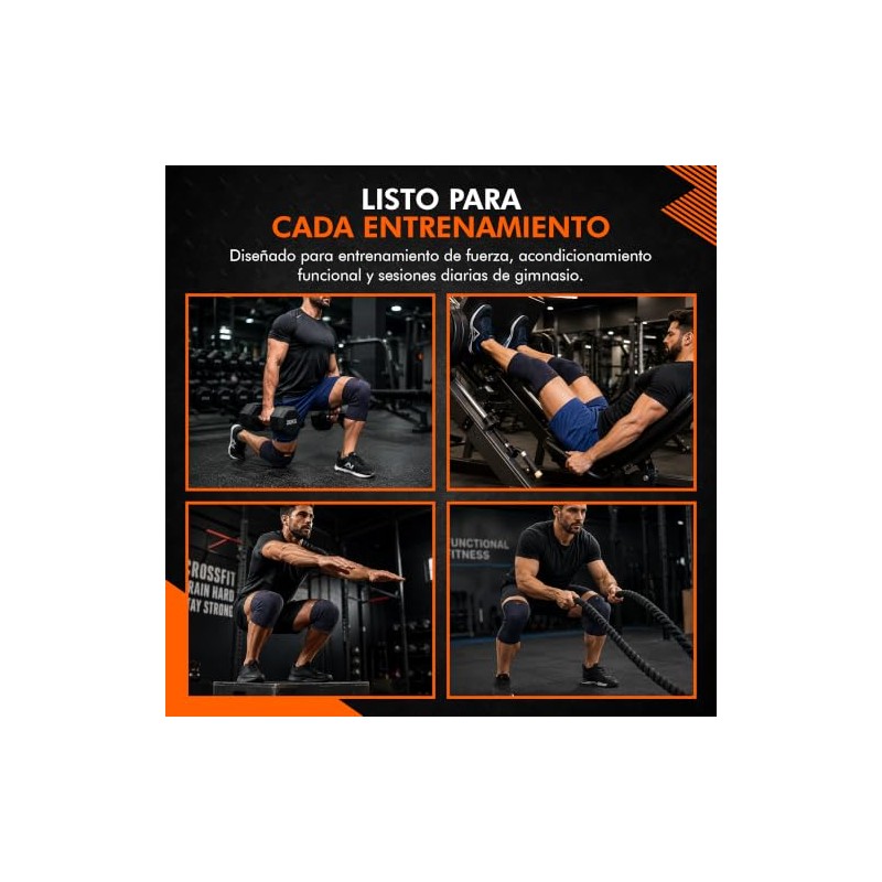 Hyperz - Rodilleras para Gimnasio y CrossFit – Soporte de