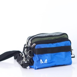 AkraCreations - Dog Training Fanny Pack/Treat Bag with Removable Insulated Sleeve and Multiple Compartments, Color Black (Royal Blue)