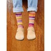 Solmate Socks - Mismatched Crew Socks; Made in USA; Hazel