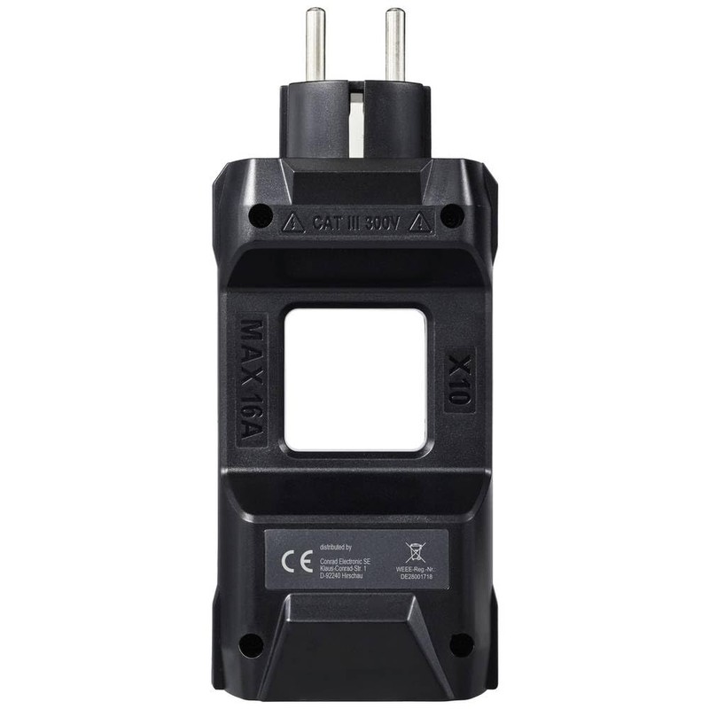 VOLTCRAFT DMA-1LS 16 Measuring Adapter - Dark Grey