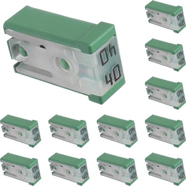 DAOKAI Slotted Automotive Car Fuses,Mini Shaped Cartridge Fuse Kit 40A
