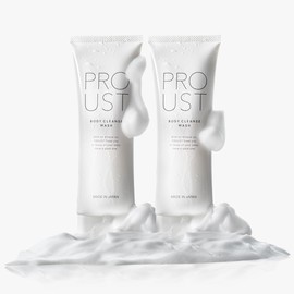 Proust Body Cleanse Wash [Body Soap Developed by Wakiga Brand] Body Odor, Odor Care, Soap Scent, Moist and Smooth, Dense Foam, Cleanliness to Wash, Unique Formulation, Silver, Persimmon Tannin Extract