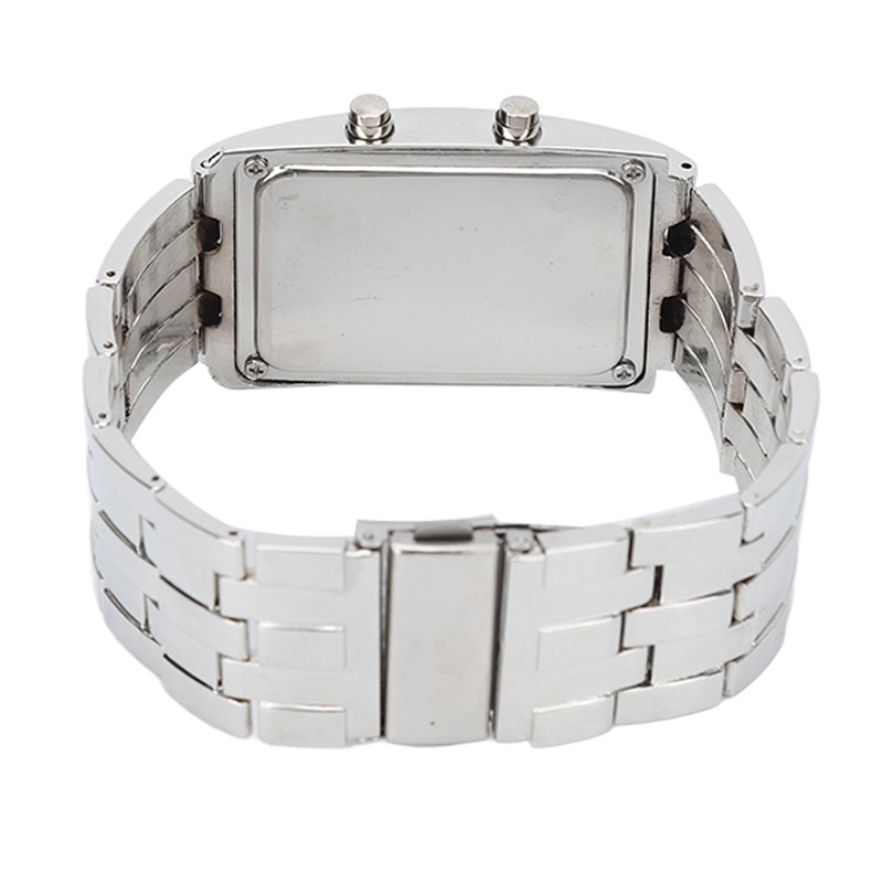 Men's Watch Fashion Exquisite Waterproof Alloy Men's LED Watch with