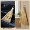 SINZHU 12" Hand Held Whisk Broom 2 Pack, Natural Handmade