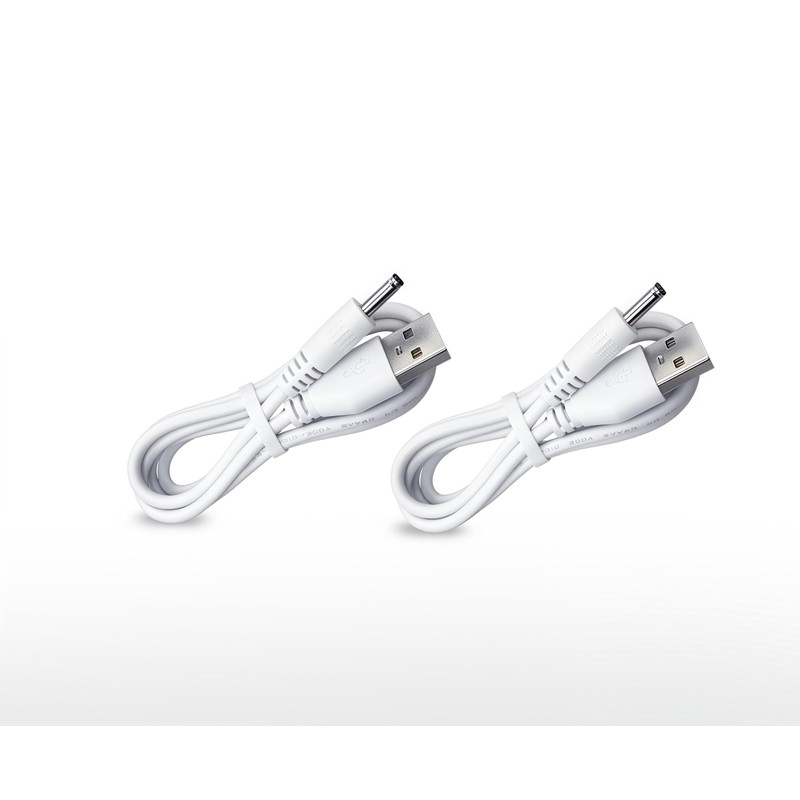 Qjin USB Charging Cord, DC Charger Cable for Aquasonic Icon,