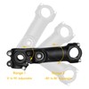 SATORI 1-1/8" x 25.4mm x 120mm Dual Adjustment STEM Bike
