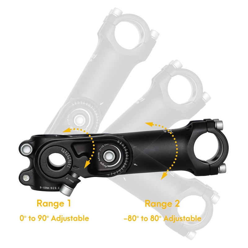 SATORI 1-1/8" x 25.4mm x 120mm Dual Adjustment STEM Bike