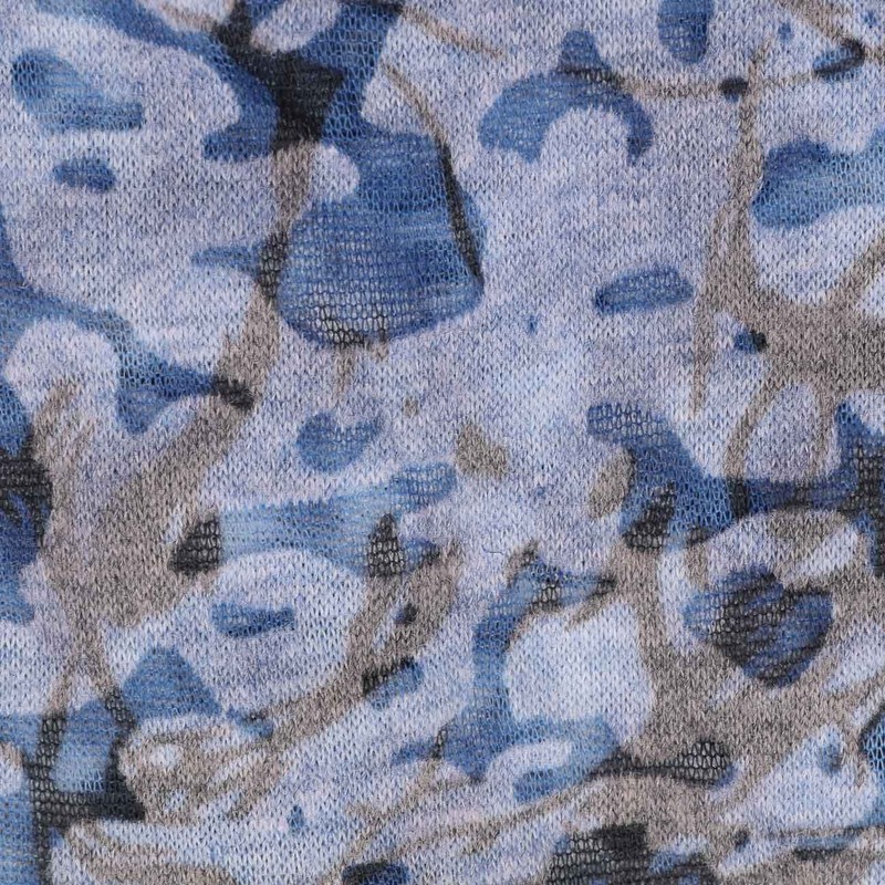 CHILLOUTS Herren Long Beanie Mütze HO-Chi-Minh Blau | Slouch Sommermütze