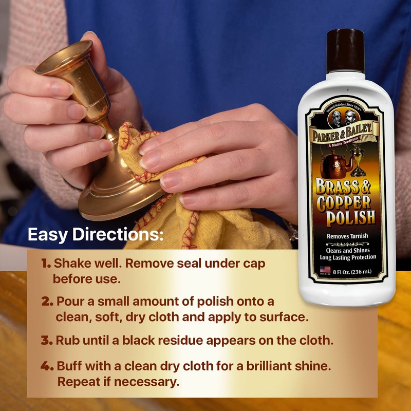 Parker & Bailey Brass & Copper Cleaner – Removes Tarnish