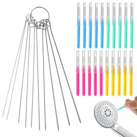 30 PCS Shower Head Cleaning Brush Shower Head Cleaner Picks for Small Hole Showerhead Cleaning Brushes Nozzle Unclogger for Household Bathroom