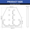 IMETRX 8pcs 2040 T Corner Bracket Joining Plate T Slotted