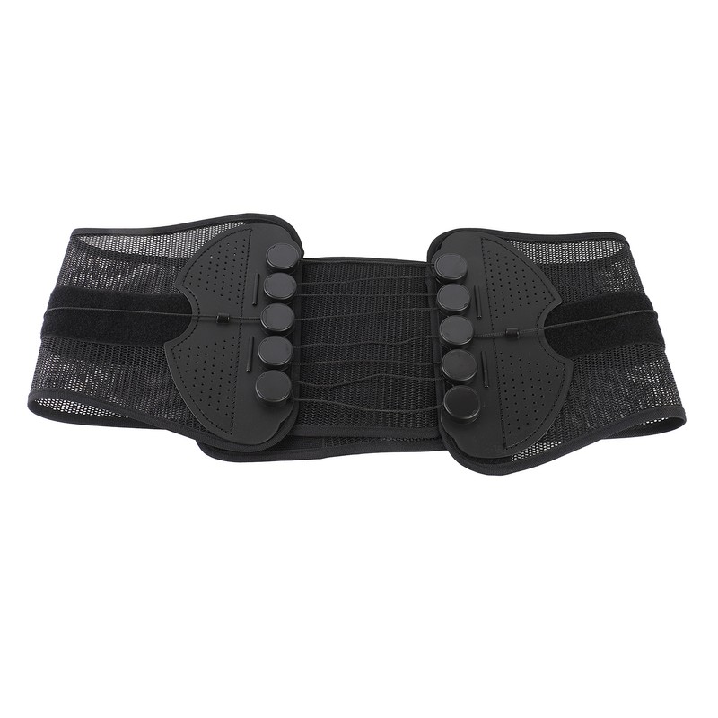 Lower Back Brace Adjustable Lumbar Brace Pulley Compression for Herniated
