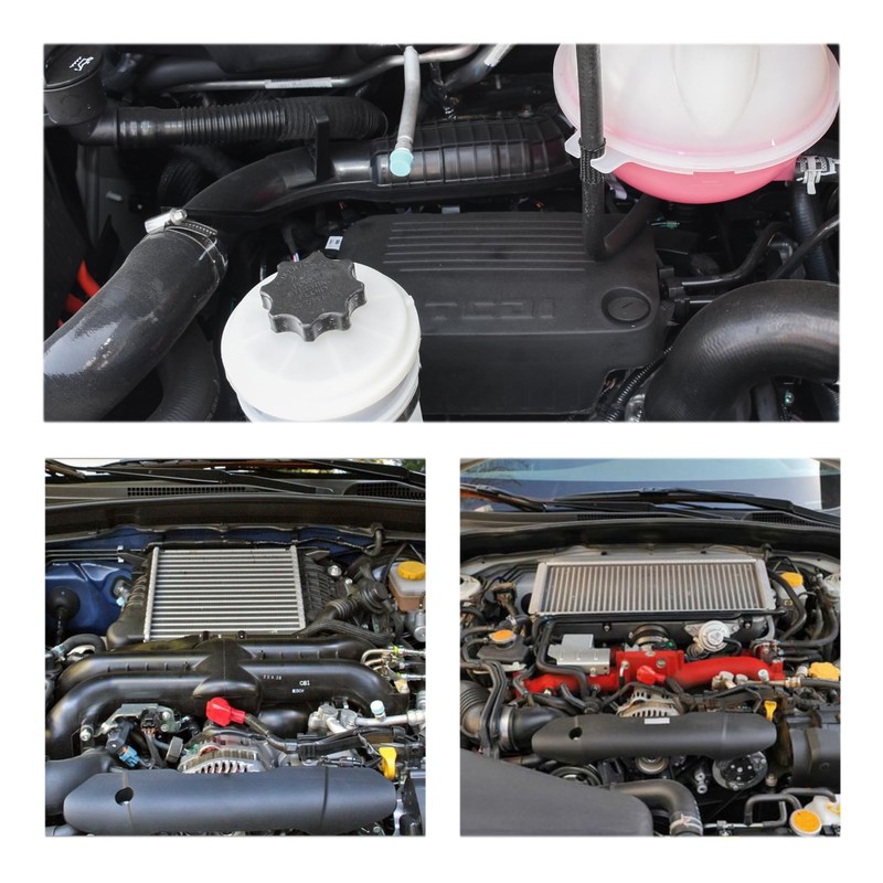 MUYI 2.5" to 3 inches Silicone Reducer Intercooler Tube Kit,