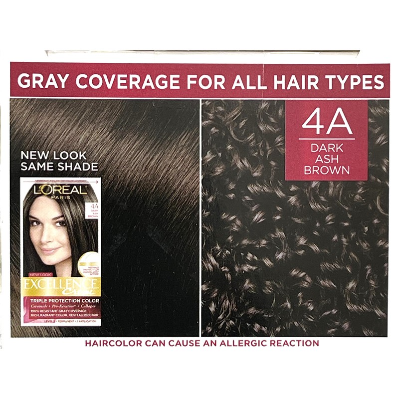 L'Oreal Paris Excellence Creme Haircolor, Light Ash Brown [6A] 1ea