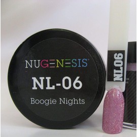 NuGenesis Nail Dipping Powder Color 1.5oz/43g Jar - (NL06 BOOGIE NIGHTS)