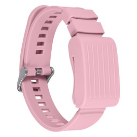 BOXOB Silicone Band Compatible with Whoop 3.0 4.0, Waterproof Replacement Fitness Band Soft Silicone Strap Wristband for Sports Exercises (Pink)