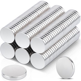 Pack of 150 Small Magnets Strong 9 x 1.5 mm Mini Fridge Magnets Round Neodymium Decorative for Magnetic Board, Whiteboard, Crafts, Cards, Photos