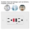 Wall Outlet American GFCI Smart Ground Fault Leakage Protection Socket
