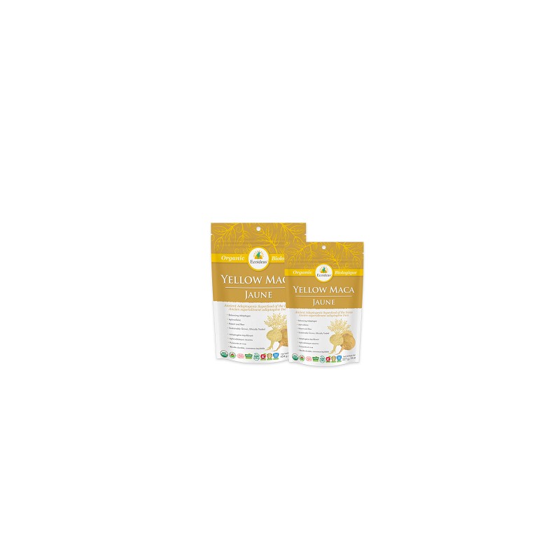 Ecoideas Organic Raw Maca, Black Maca / 454g