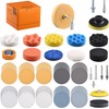 Tshya 3 Inch Drill Polishing Kit Buffer Grinding Attachment Car