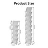 KOCASO Vertical Shoe Rack, 8 Tier Vertical Narrow Tall Shoe