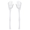 PRETYZOOM 2pcs Creative Claw Salad Tongs Simulation Skeleton Salad Tongs