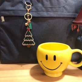 Popfizzy Bling Christmas Tree Keychain, Christmas Gifts for Women and Girls, Stocking Stuffers, Christmas Party Favors