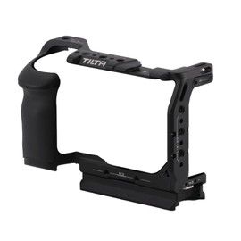 Tilta ZV-E1 Cage,Full Camera Cage Compatible with Sony ZV-E1 with Built-in Handgrip High Compatibility and Lightweight - Black TA-T35-FCC-B