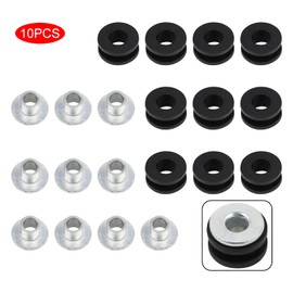 FLYPIG M6 Rubber Grommets Bolt Kit For Honda Yamaha Suzuki Kawasaki Ninja ZX-6R ZZR600 ZX-7R CBR 954 929 GSXR 600 750 1000 YZF R1 R6 Fairing Motorcycle Side Cover