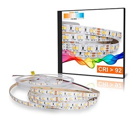 Mextronic LED Strip Dimmable LED Strip 5 m 2835 Tunable White (2700-6000K) CRI 92 72 W 12 V IP20 [Energy Class F]