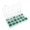 AICEL 270pcs Rubber O Ring Kit, 18 Sizes Silicone Rubber