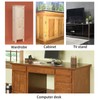 Jiozermi 15 Pair (30 Pack) Cabinet Hinges, 1/2 Inch Overlay
