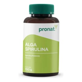 Alga Espirulina Orgánica En Polvo 100 Grs Pronat Spirulina                                                                                            