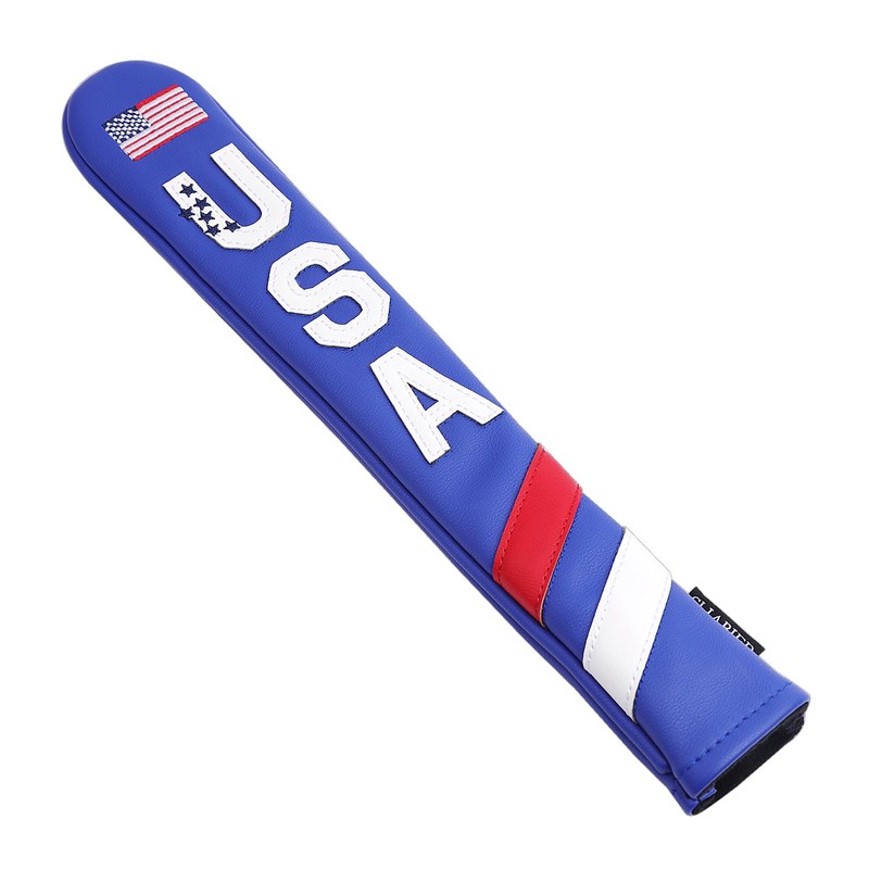 SHABIER PU Leather Waterproof Golf Alignment Stick Cover Club Protector