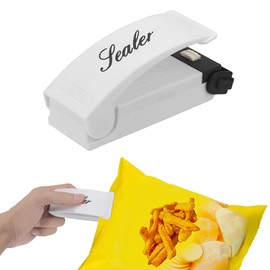AIMALL Mini Impulse Portable Plastic Food Sealing Machine Tool Bag Packing Heat Sealer, 3.94x1.57x1.77 inches