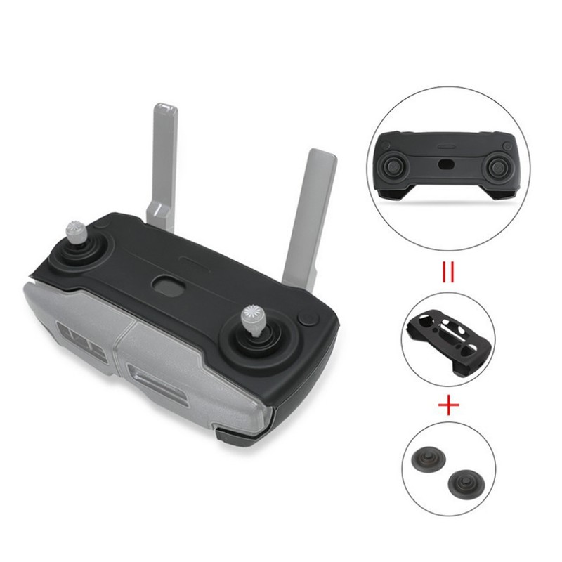 Black Silicone Drone Remote Control Protective Cover Controller Case RC