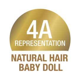 Littlelistas Lily 14-inch CROWNED Natural Hair Baby Doll & Accessories, Coily 4A Textured Hair, Medium Brown Complexion, for Ages 3 Up, An Extension of NATURALISTAS dolls