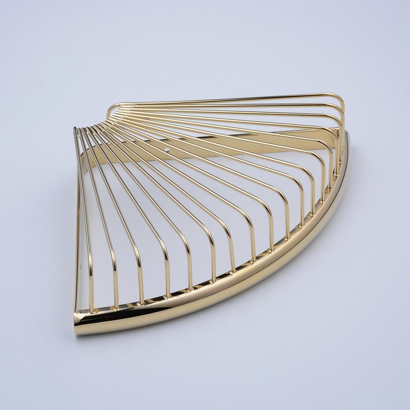 XINYU Bathroom Storage Gold Shower Corner Caddy Modern triangle Bath