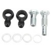 Transmission Oil Cooler Banjo Fitting Kit AN6x1/4NPSM Aluminum Alloy for