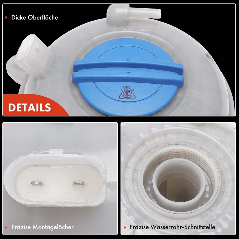 Frankberg Coolant Expansion Tank Compatible with A3 8V1 8VK 8VM