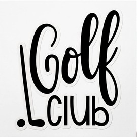 Decal Stickers Of Golf Club Premium Indoor (No Waterproof) Vinyl Decal Stickers For Laptop Phone Accessory Helmet Car Window Mug Tuber Cup Door Wall Decoration ANDVER3c33871BL110422