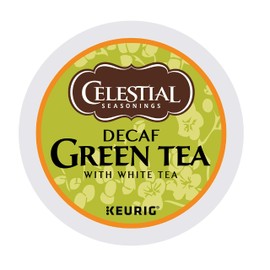 Celestial Seasonings Decaf Green Tea, Single-Serve Keurig K-Cup Pods, 24 Count (Pack of 4)