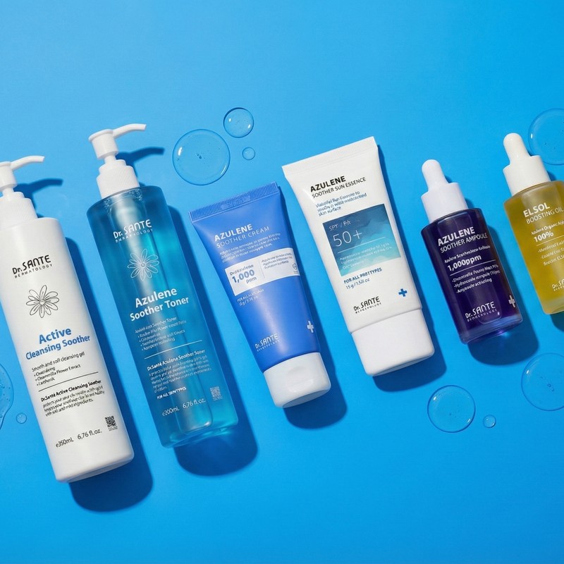 Sante Azulene Soother Series 6-piece SET / 상떼 아줄렌 수더시리즈