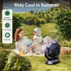 AJVV Camping Fan, 20000mAh Portable Rechargeable Battery Powered Fan with