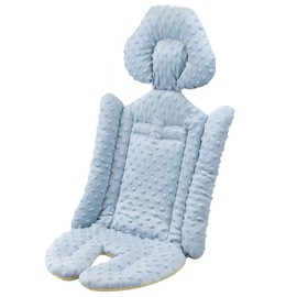 Baby Stroller Seat Cushion, Universal Soft Comfy Pram Seat Liner Non-Slip Pushchair Pad Toddler Infant Head Neck Support Pad for Pushchair Pram Stroller High Chair Buggy