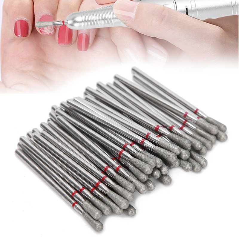 50pcs Professional Nail Polishing Grinding Head Nail Drill Bits Manicure