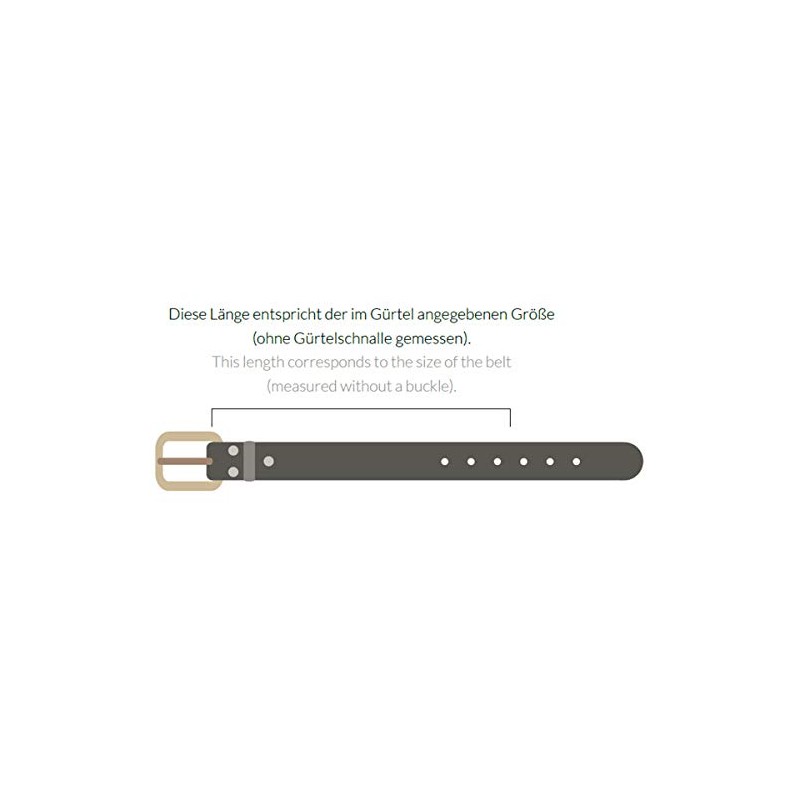 Luca Kayz Cocco Blade Women's Leather Belt Without Interchangeable Buckle
