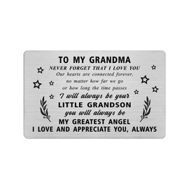 Yobent to My Grandma Mothers Day Gifts for Women, Grandma Birthday Gifts from Grandson, Best Grandmother Present from Grandkid