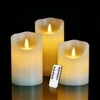 antizer Flameless LED Candles 4" 5" 6" Set of 3