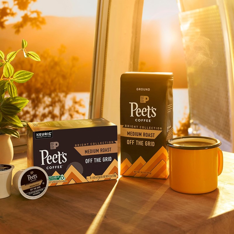 Peet's Coffee, Medium Roast K-Cup Coffee Pods for Keurig Coffee